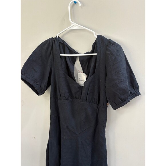 NWT Free People Endless Summer Catch The Light Sweetheart Puff Sleeve MIDI Dress - Picture 3 of 5